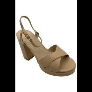 Stuart Weitzman Women's Dayna Platform Sandal Adobe - Medium